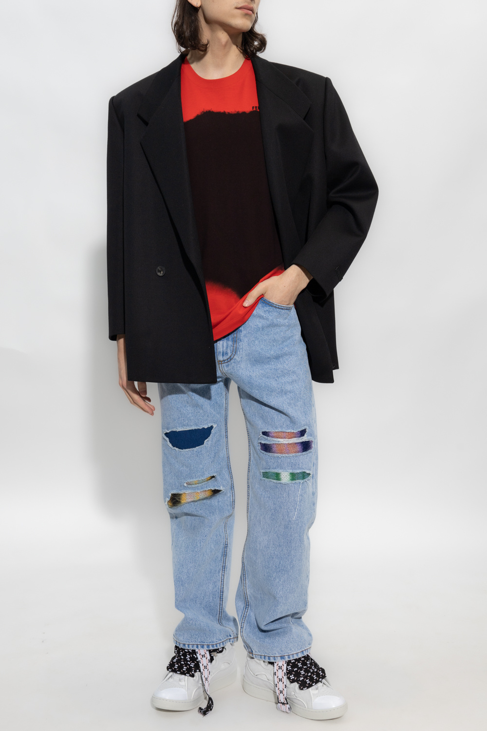 【上杉柊平着用】MARNI 21aw panelled denim jeans 上杉柊平着用】MARNI 21aw panelled denim jeans